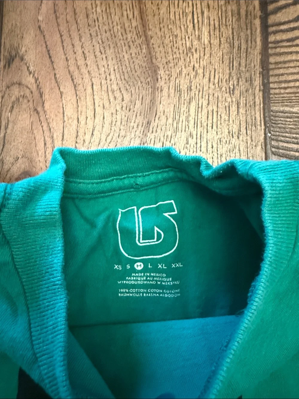 Burton Teal Green Logo Short Sleeve Tee